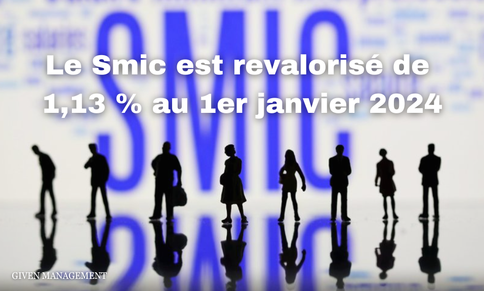 Le Smic est revalorisé de 1,13 % au 1er janvier 2024