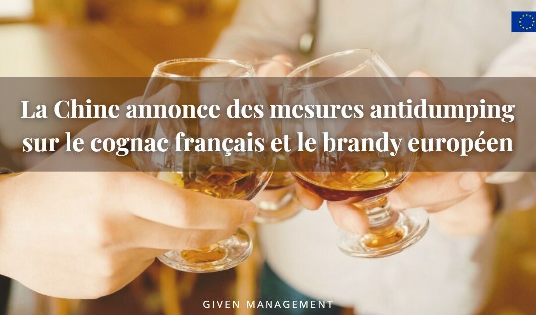 La Chine annonce des mesures antidumping sur le cognac français et le brandy européen