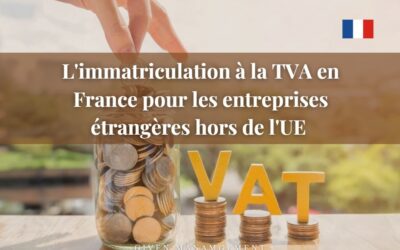 L’immatriculation à la TVA en France pour les entreprises étrangères hors de l’UE – Partie II