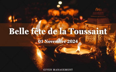 Le prochain jour férié 2024 –  la Toussaint, le 1er novembre