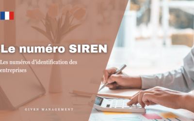 Les numéros d’identification des entreprises – Le numéro SIREN